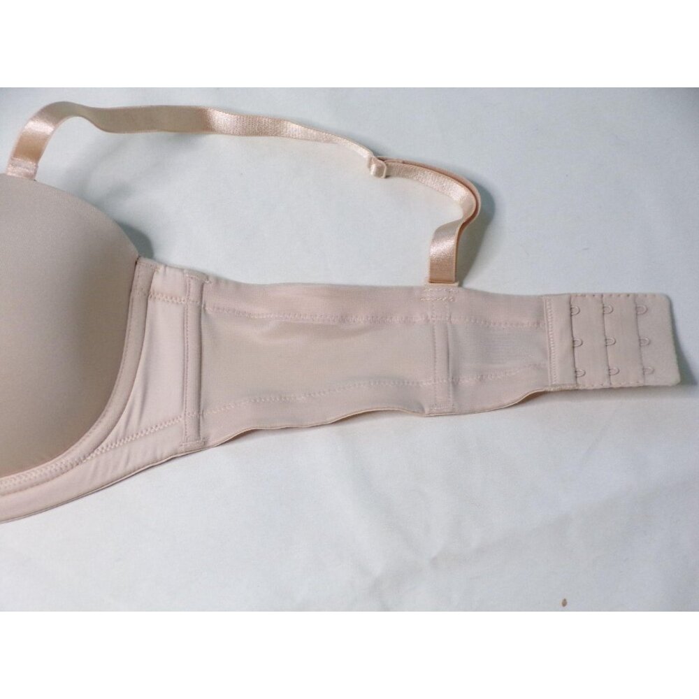 🆕WACOAL Red Carpet Strapless Convertible Underwire Bra 38DDD Nude Beige #854119 - Picture 9 of 12